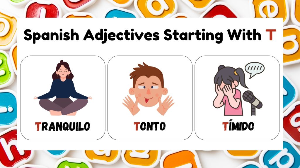 Spanish Adjectives Starting With T