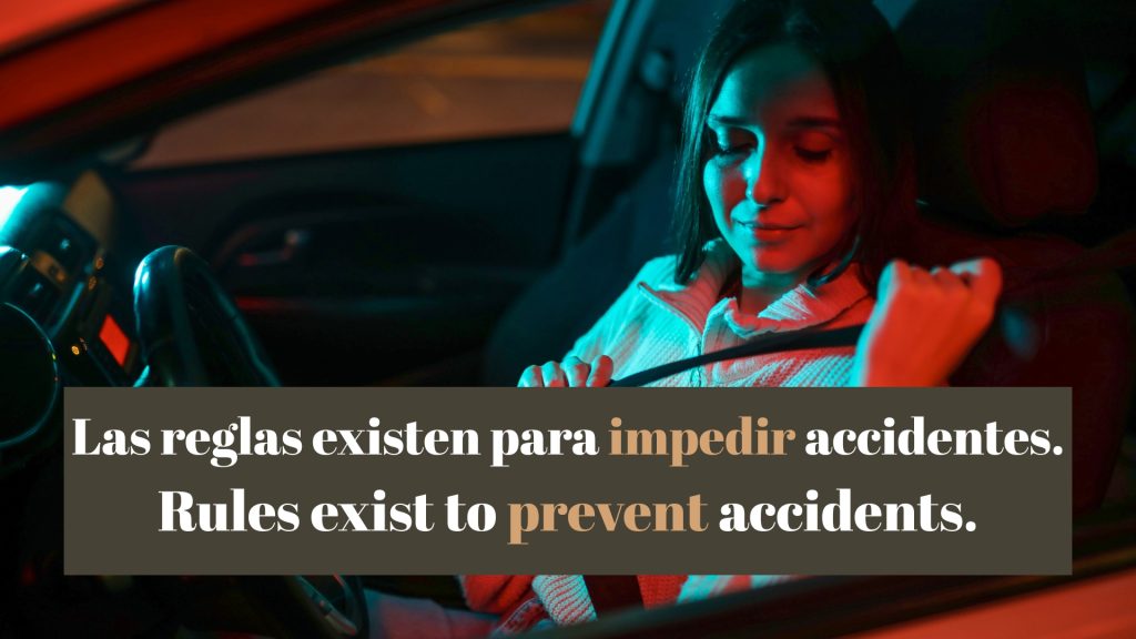 Rules exist to prevent accidents.
