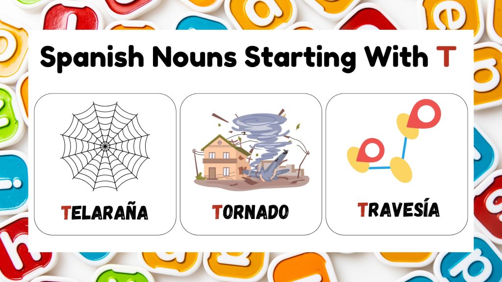 Spanish Nouns Starting With T